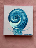 Original Painting, wall decor, snail art