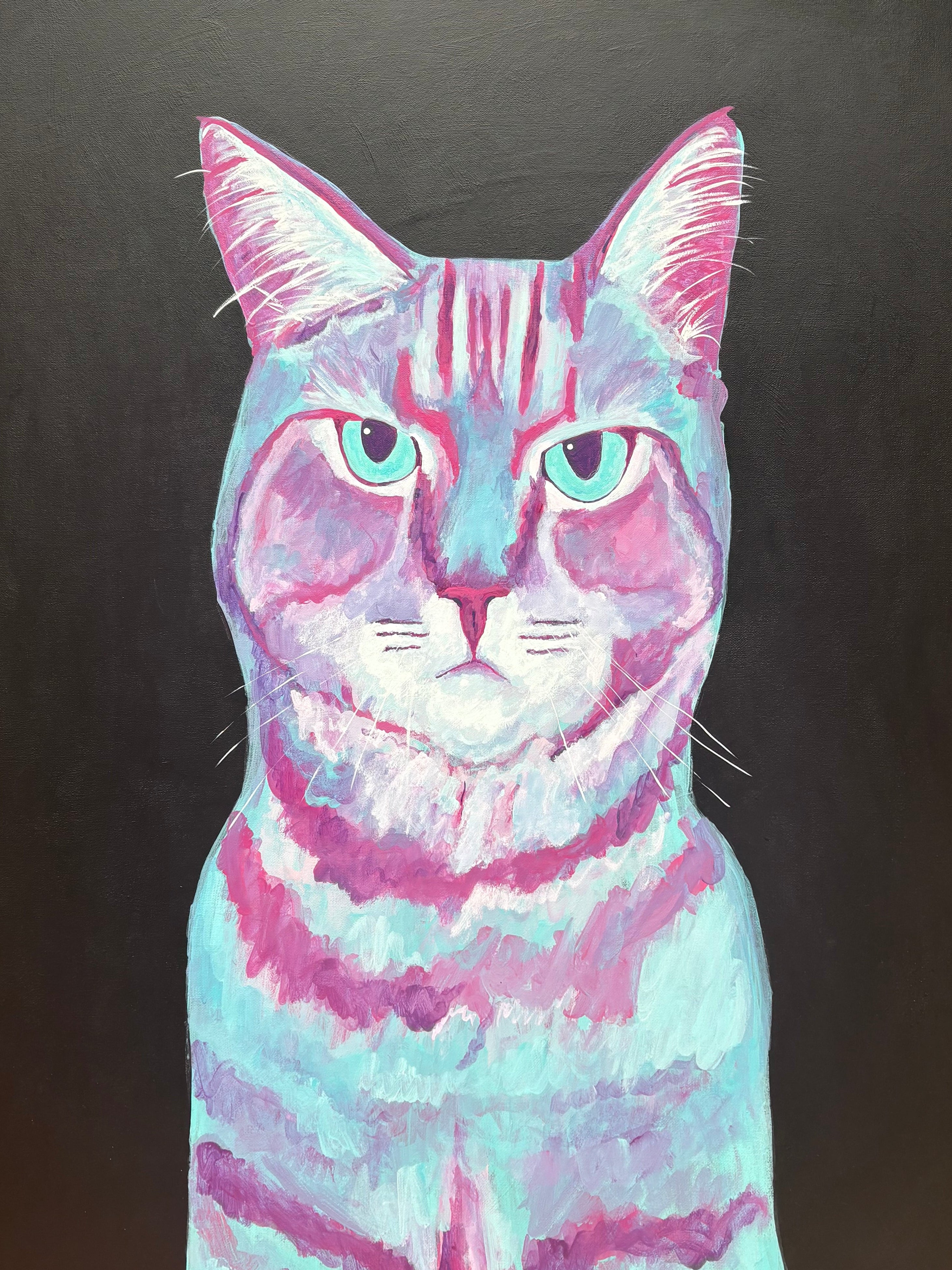 Custom Painted Commissions : pet portraits, decor, gifts 10 x 10in