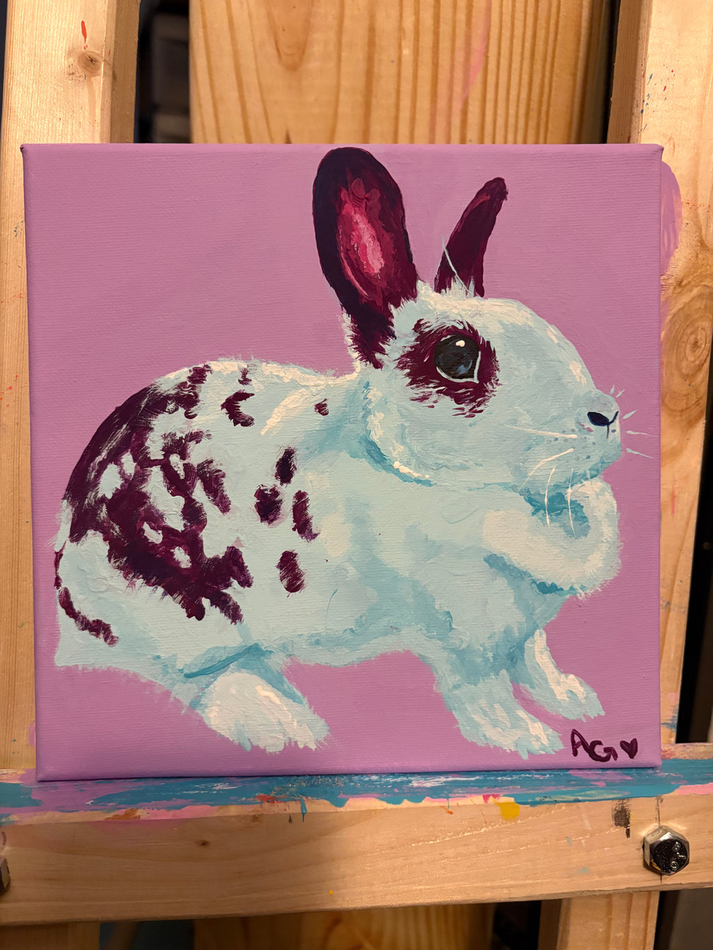 Custom Painted Commissions : pet portraits, decor, gifts 10 x 10in